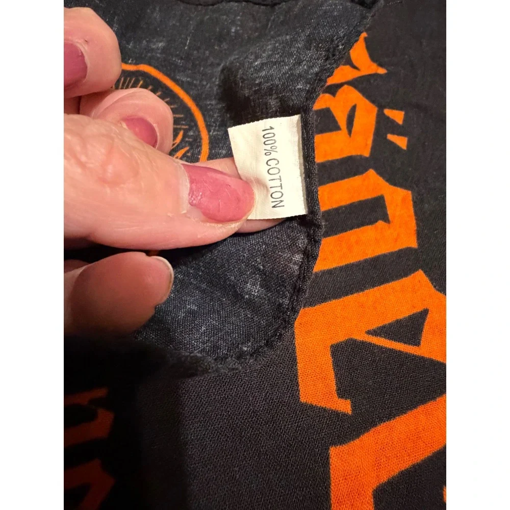 Jagermeister Bandana Black Orange Cotton Stag Logo Barware Promo Scarf Headwrap